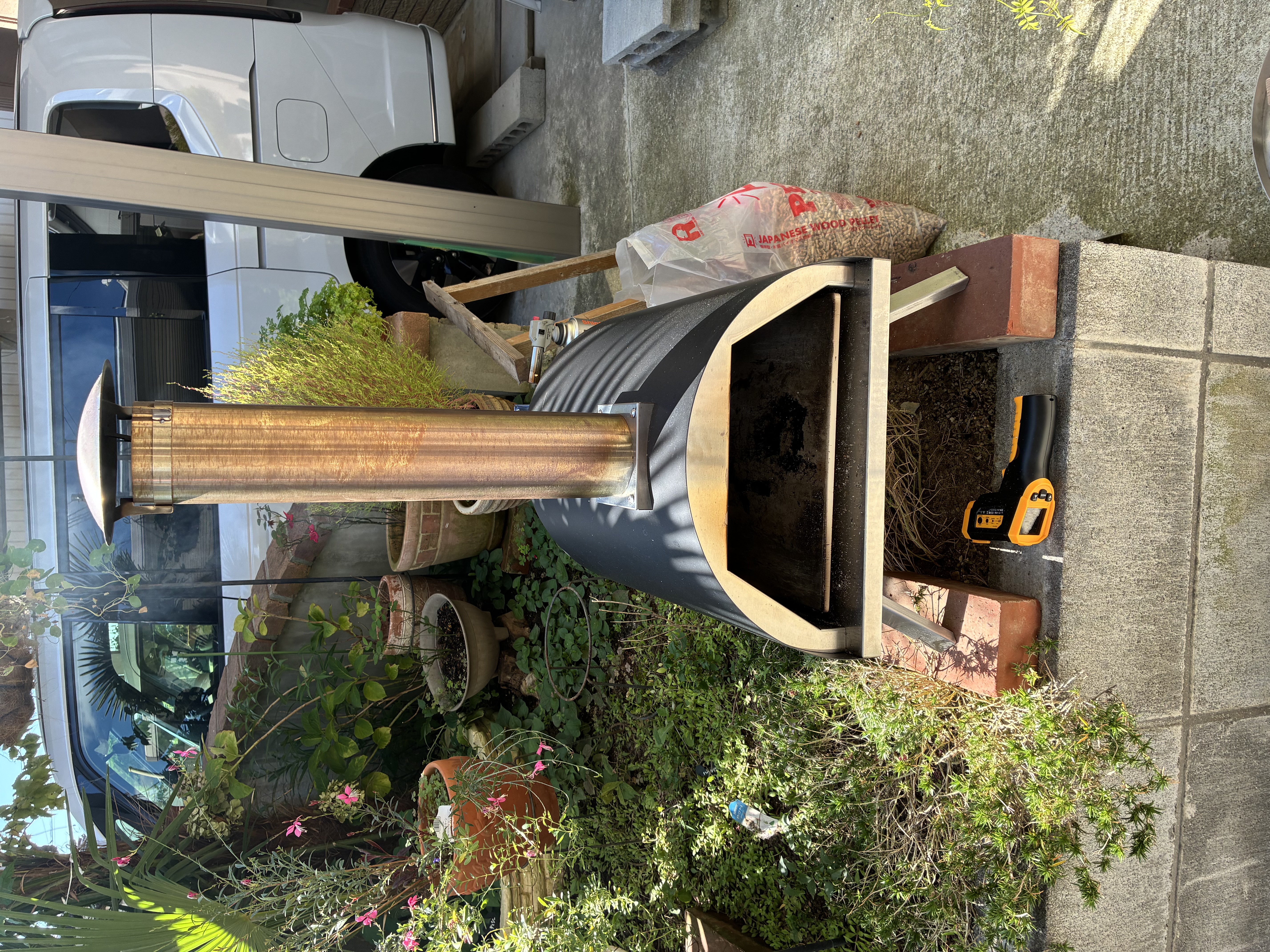 ピザ窯デビュー